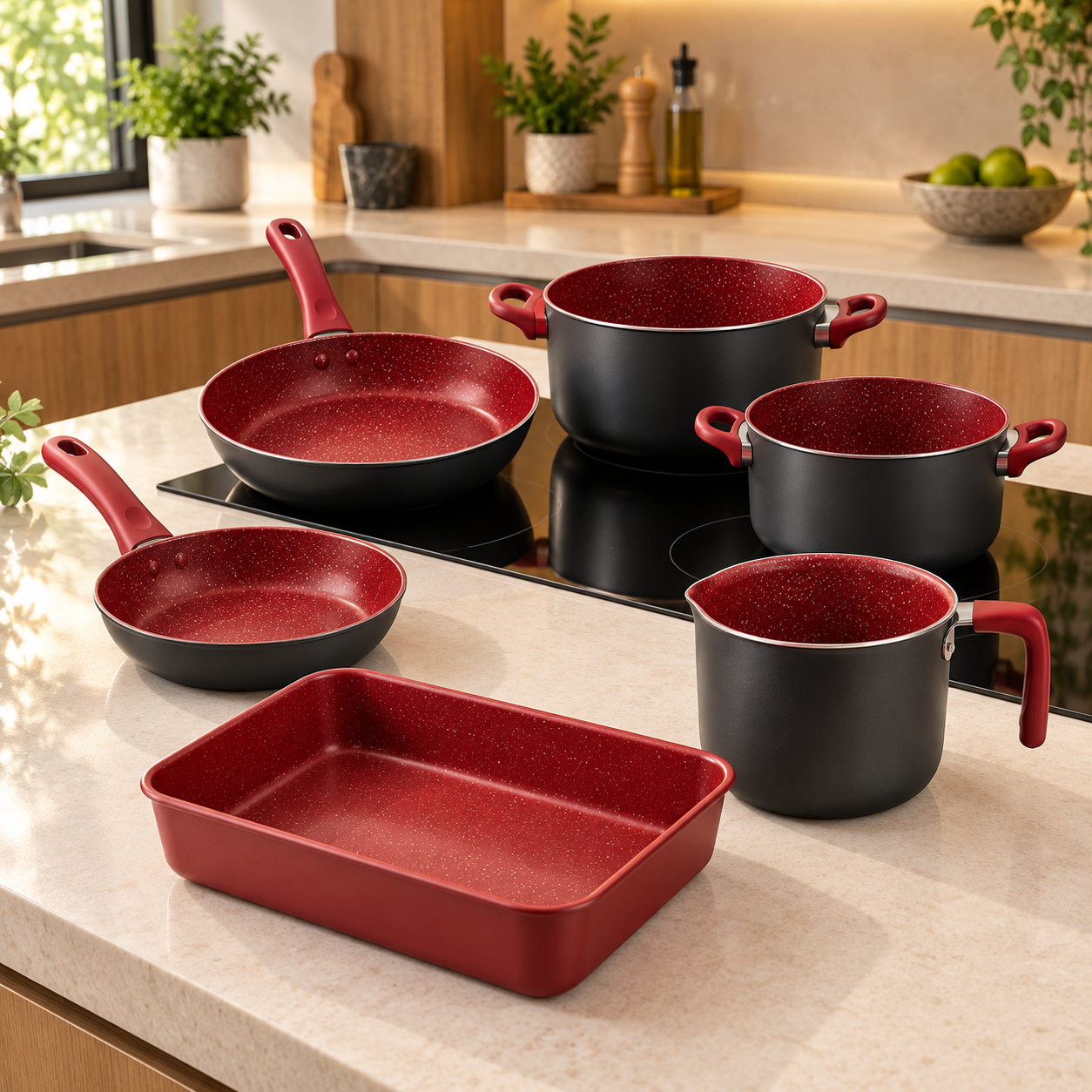 Conjunto Família de panelas Panora com 6 peças